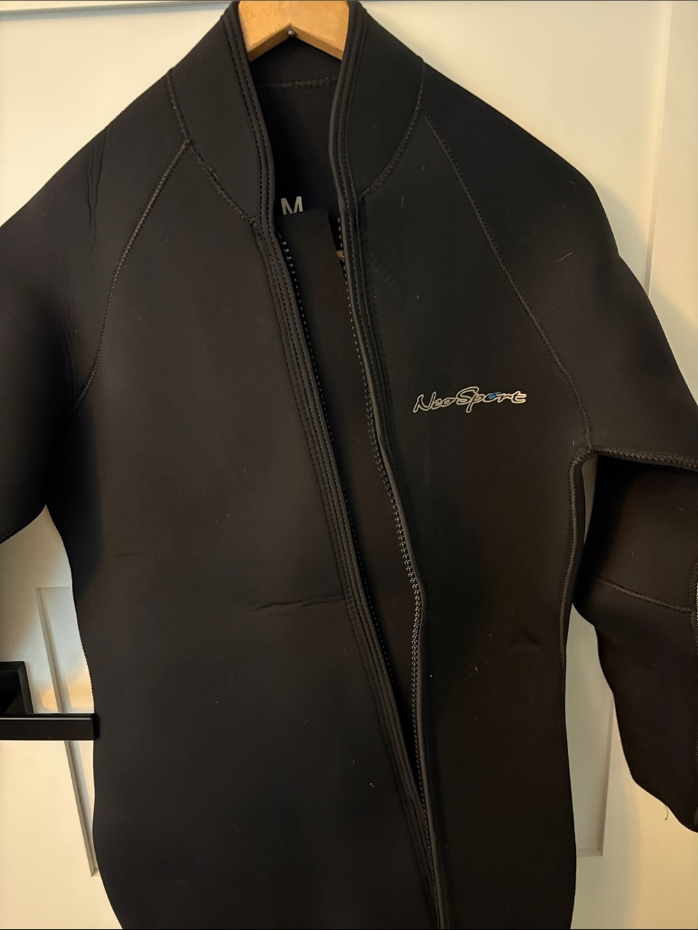 NeoSport Black Neoprene Wetsuit onesie